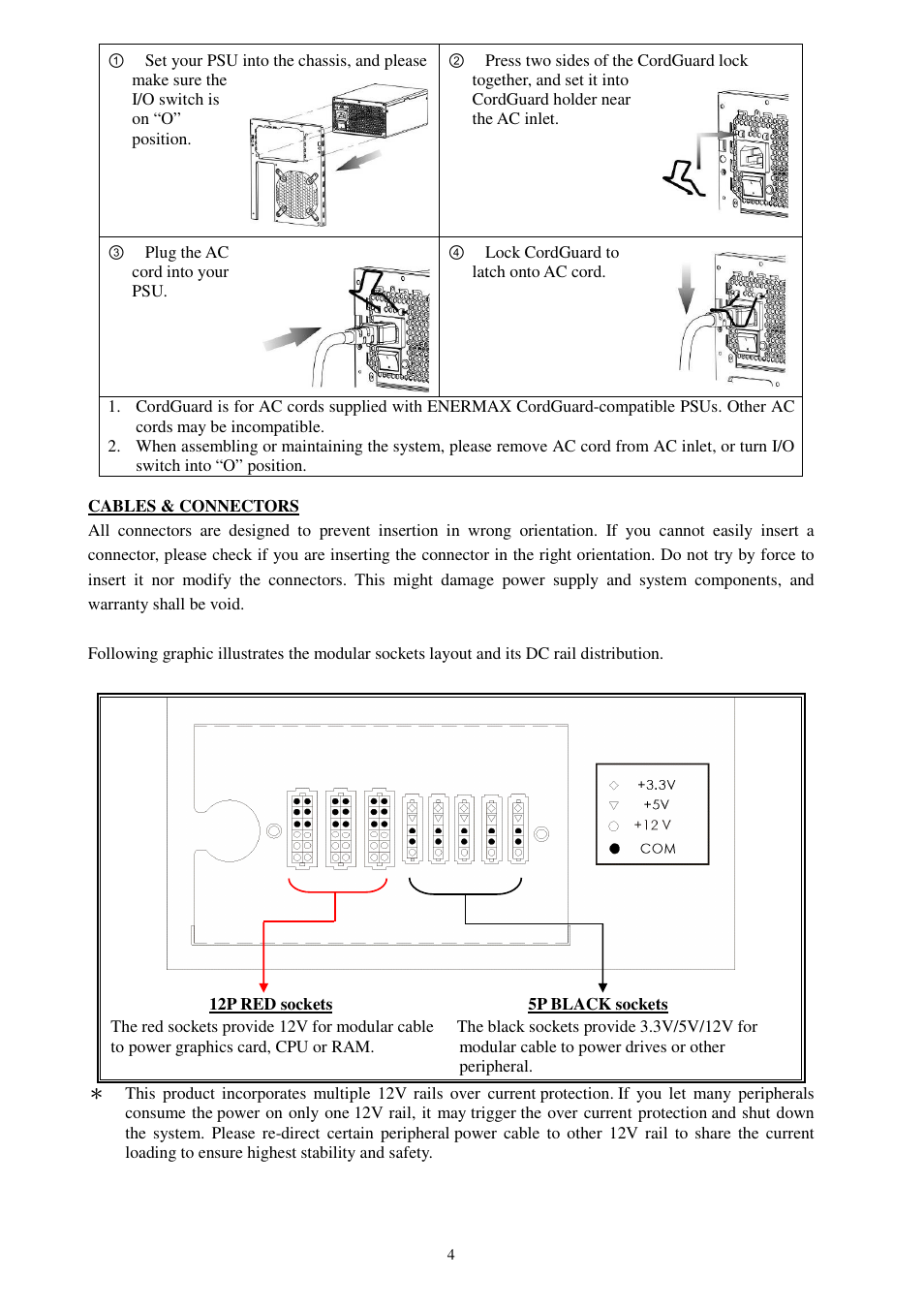 Enermax Platimax EPM1000EWT User Manual | Page 6 / 56