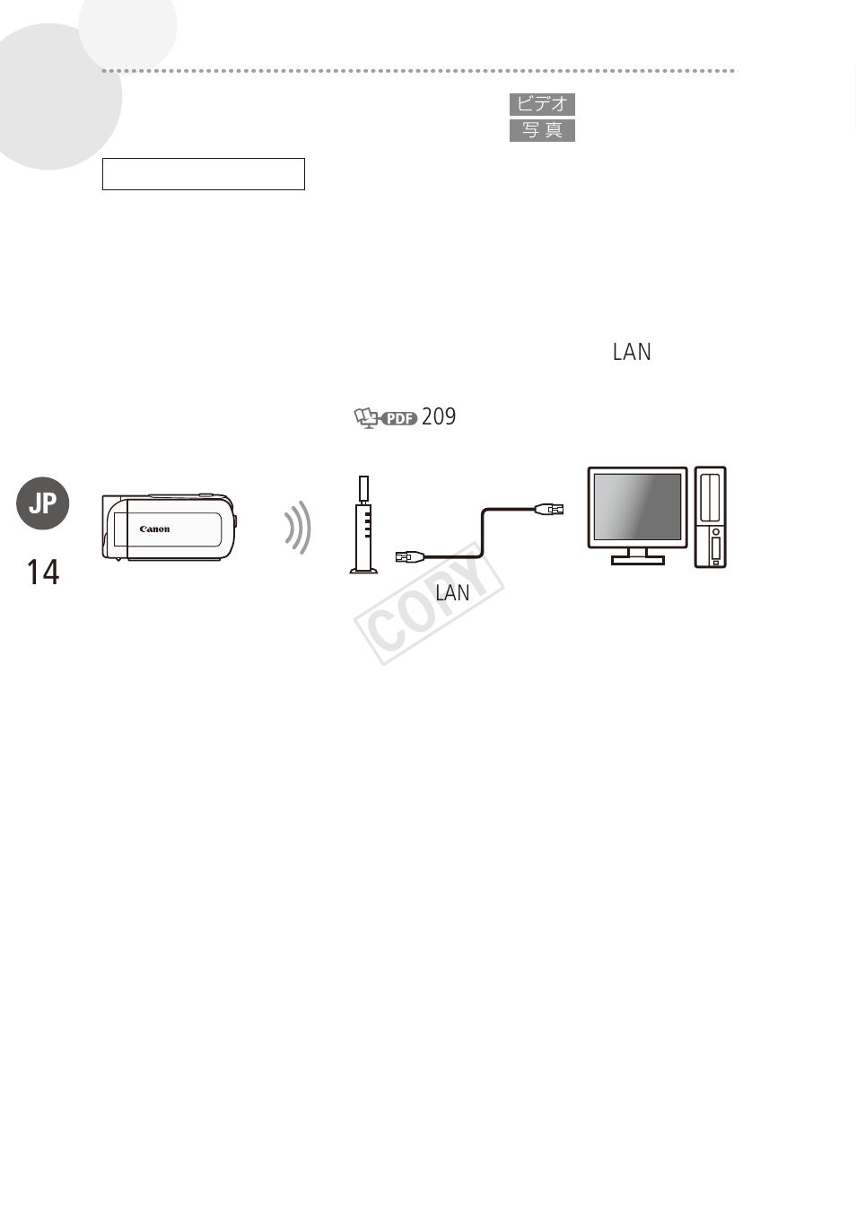 Cop y | Canon LEGRIA HF R48 User Manual | Page 14 / 116