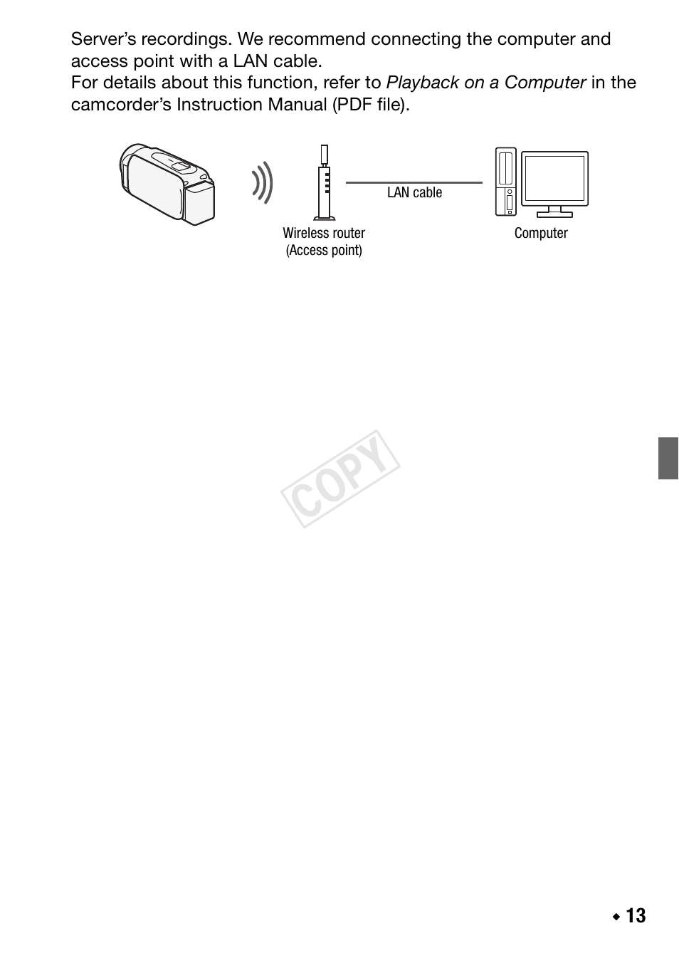Cop y | Canon LEGRIA HF R48 User Manual | Page 31 / 116
