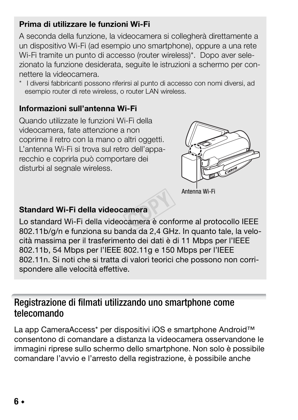 Cop y | Canon LEGRIA HF R48 User Manual | Page 66 / 116