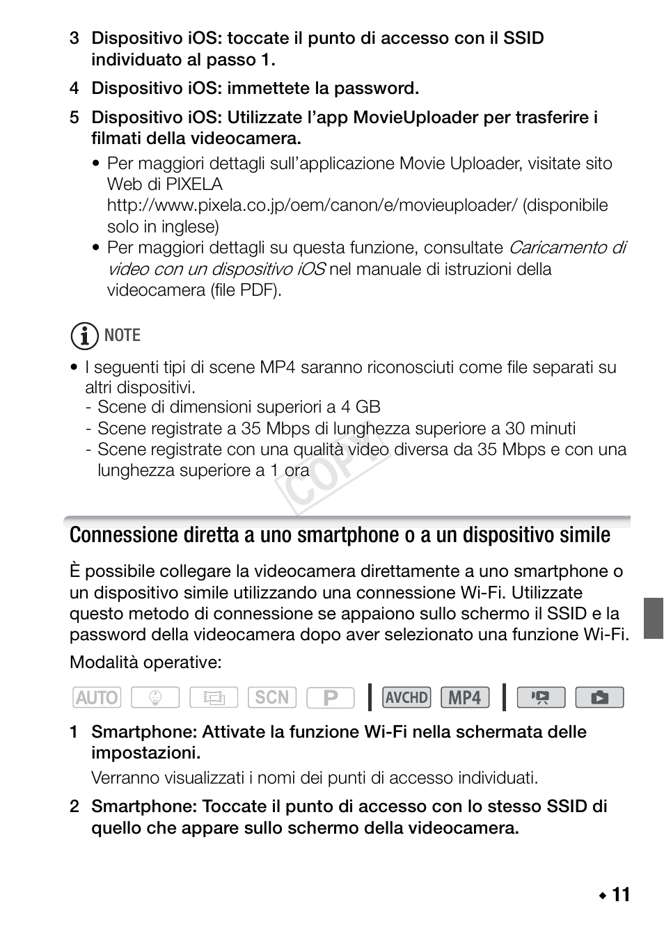 Cop y | Canon LEGRIA HF R48 User Manual | Page 71 / 116
