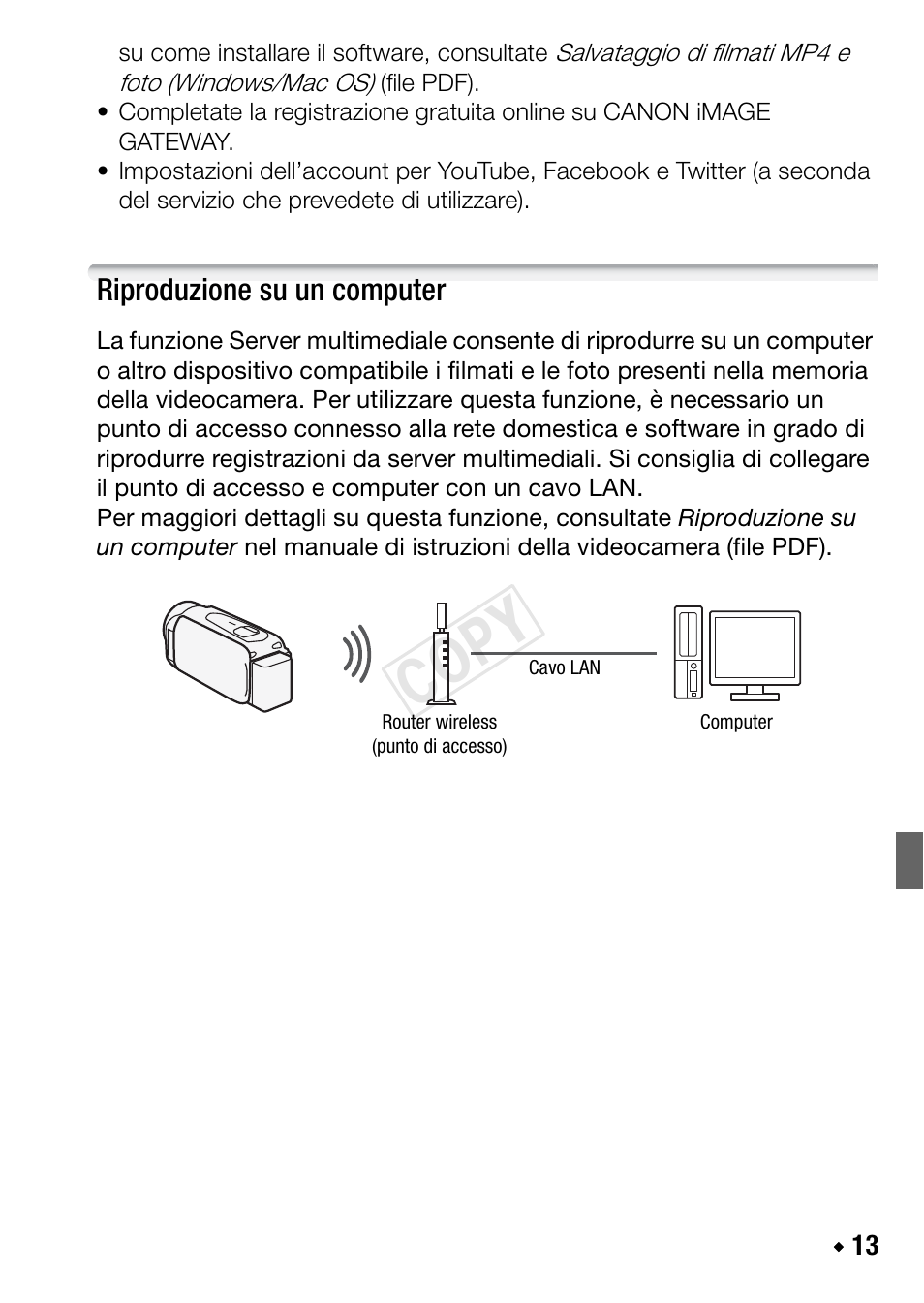 Cop y | Canon LEGRIA HF R48 User Manual | Page 73 / 116