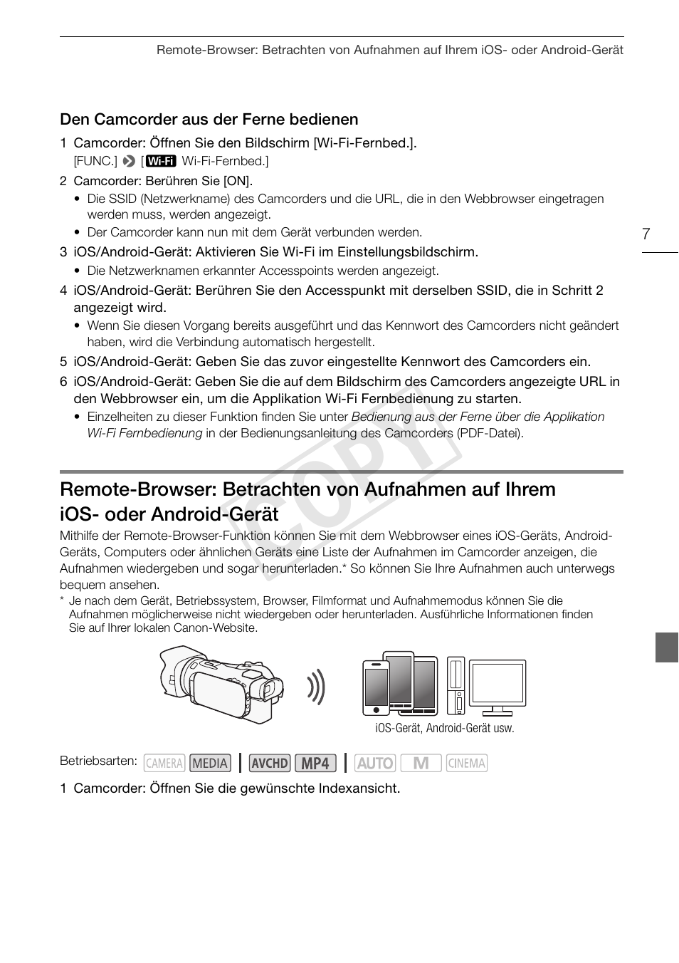 Cop y | Canon LEGRIA HF G30 User Manual | Page 31 / 89