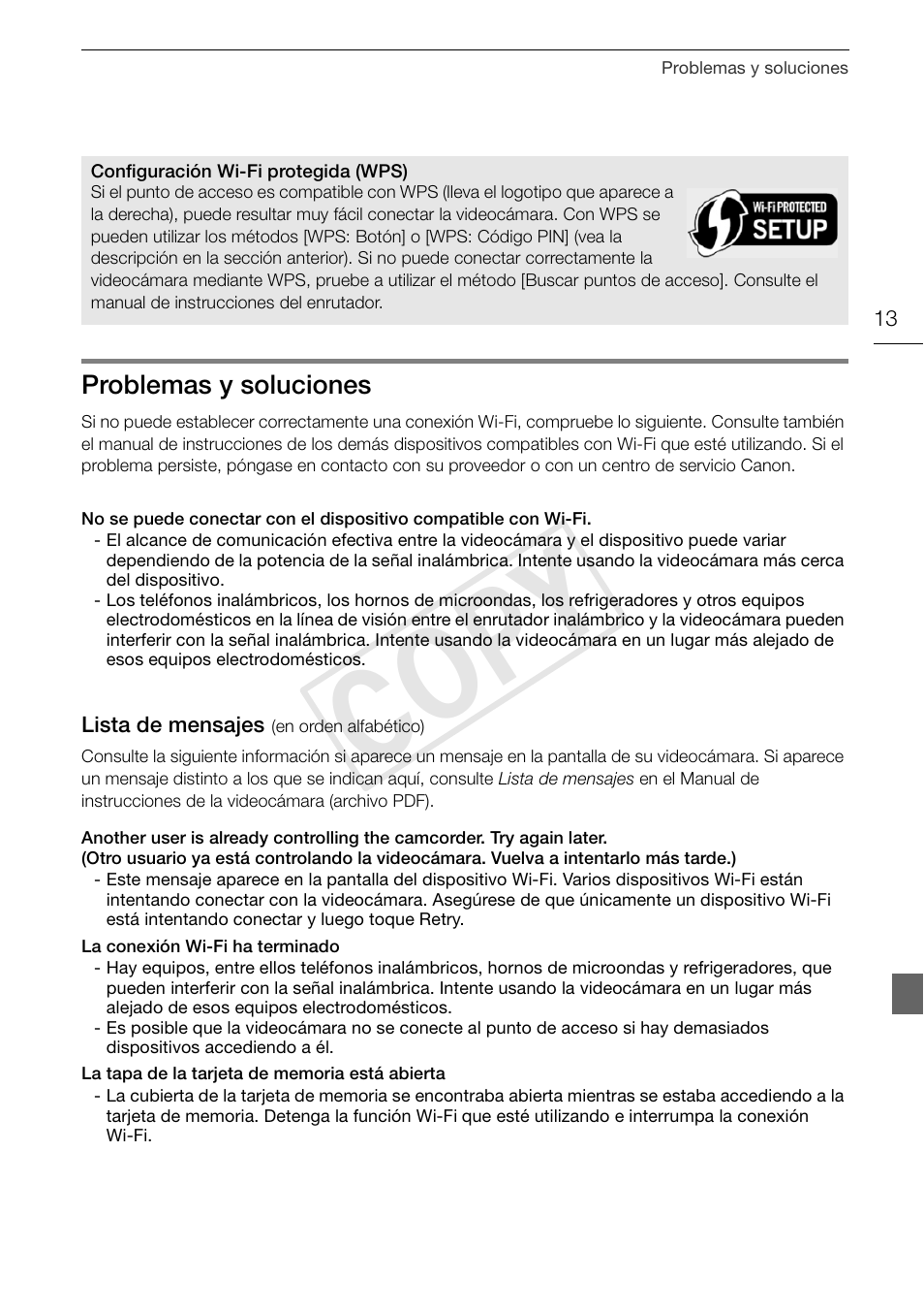 Cop y | Canon LEGRIA HF G30 User Manual | Page 63 / 89