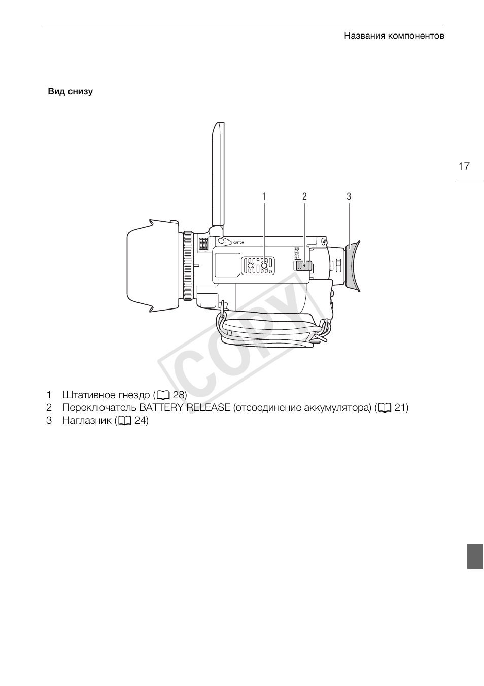 Cop y | Canon XA25 User Manual | Page 17 / 199