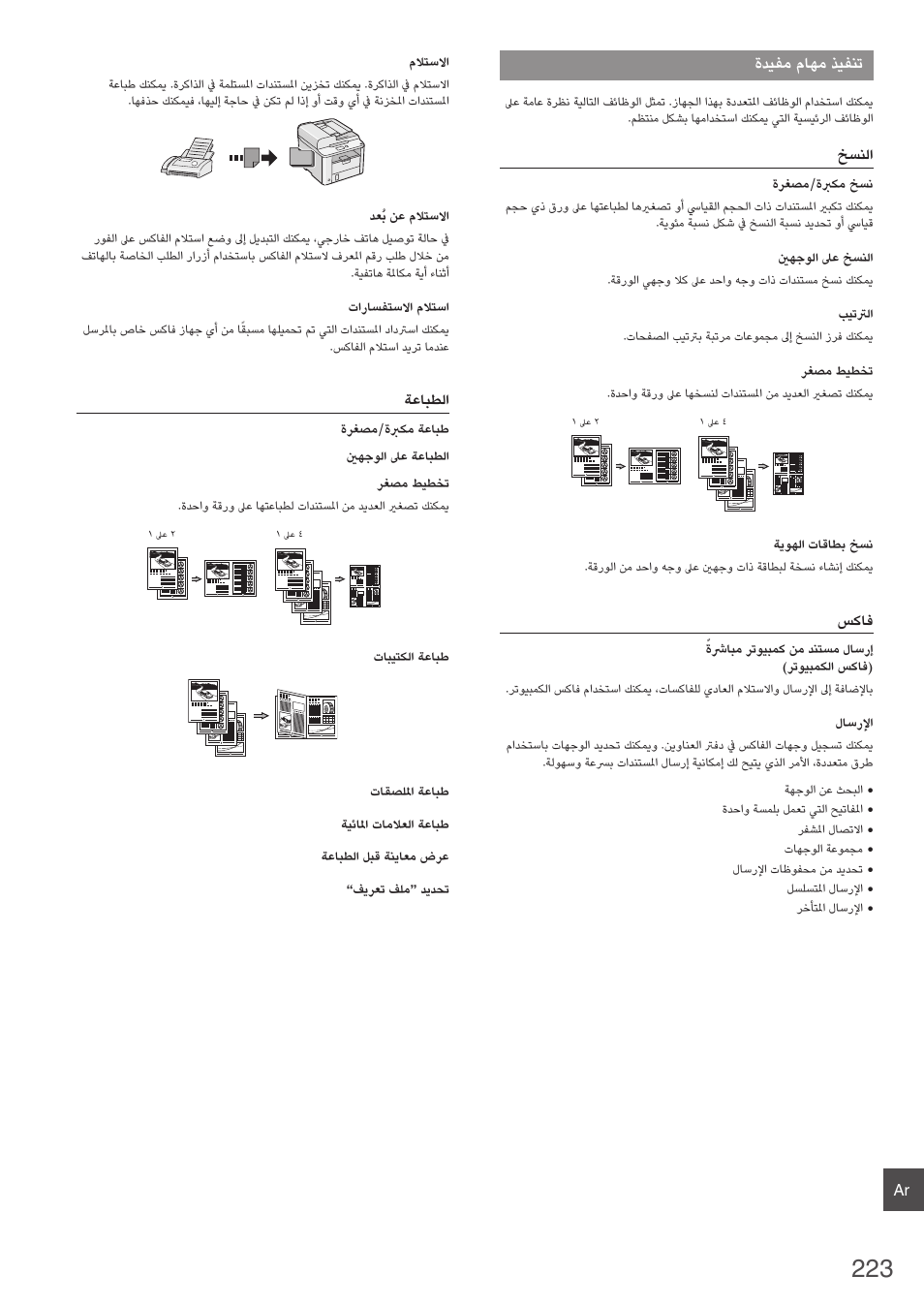 ةديفم ماهم ذيفنت | Canon i-SENSYS FAX-L410 User Manual | Page 223 / 236
