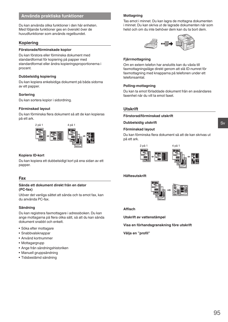 Använda praktiska funktioner | Canon i-SENSYS FAX-L410 User Manual | Page 95 / 236