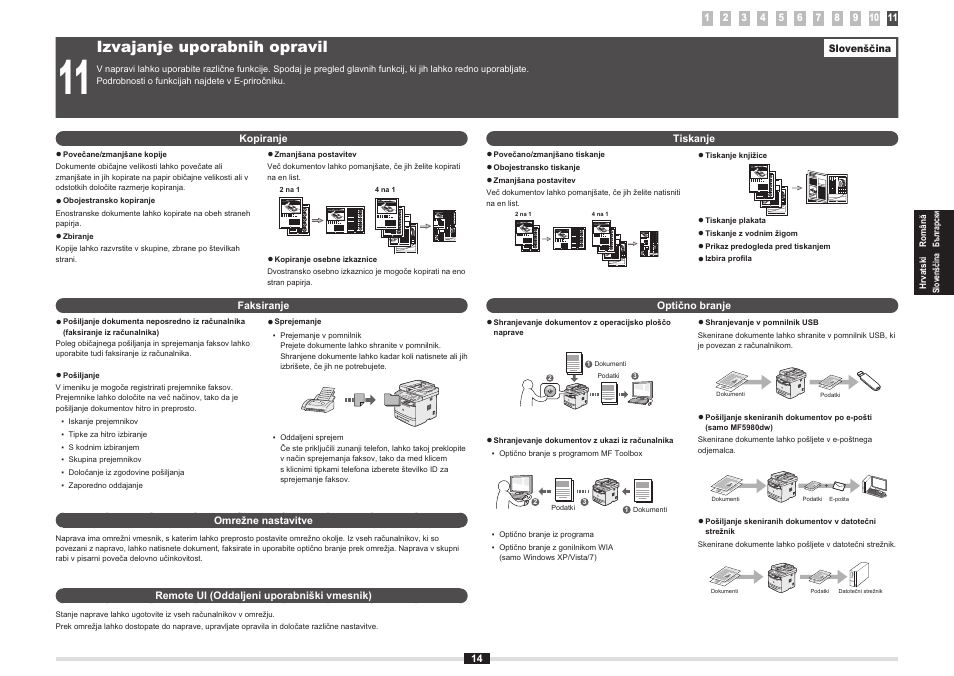 Izvajanje uporabnih opravil | Canon i-SENSYS MF5980dw User Manual | Page 53 / 288