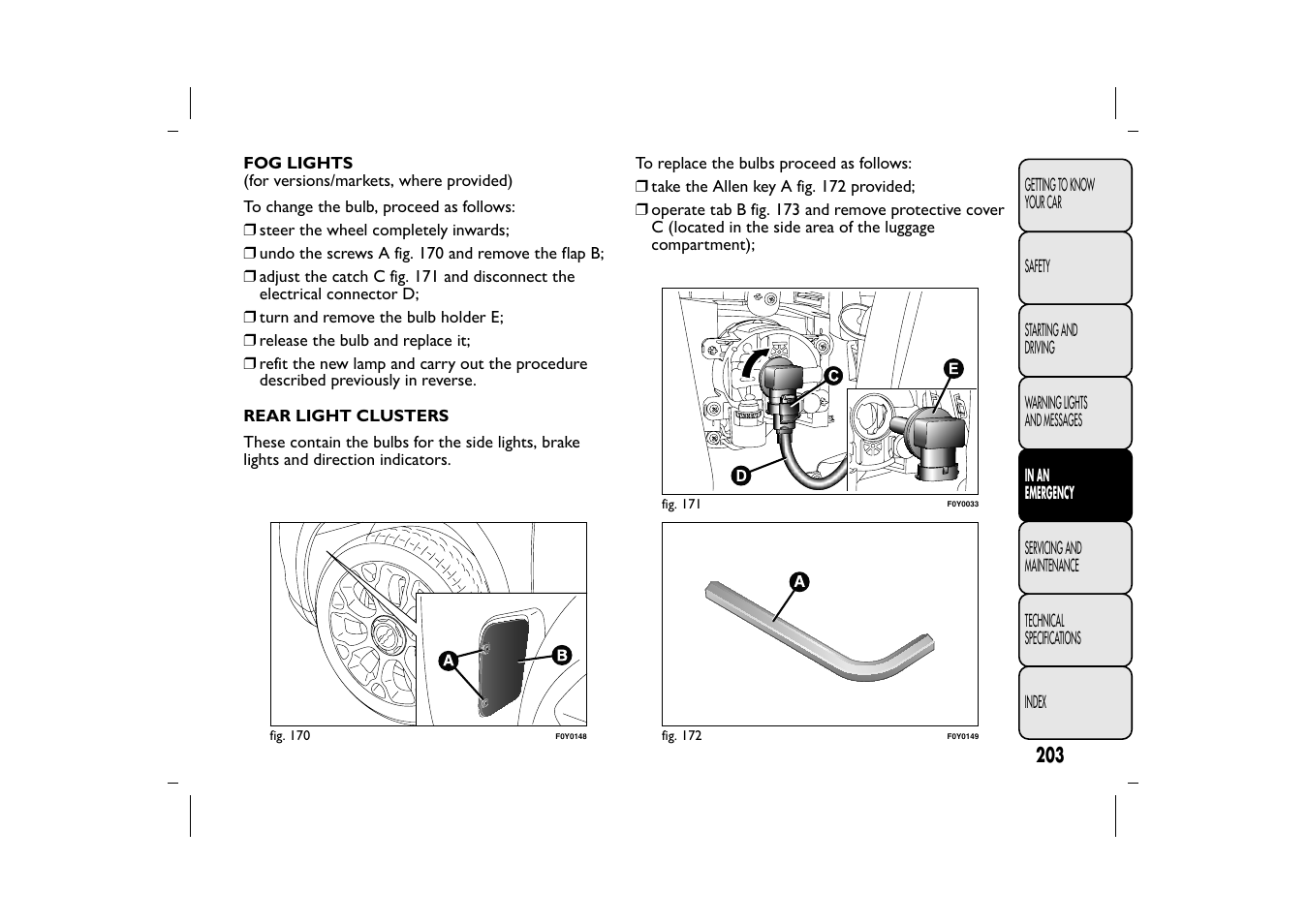 FIAT 500L User Manual | Page 207 / 348