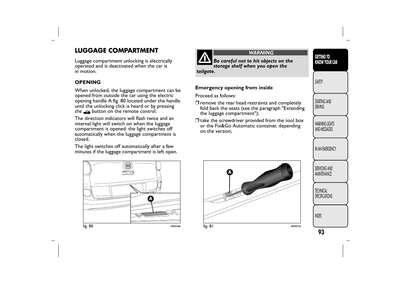 FIAT 500L User Manual | Page 97 / 348