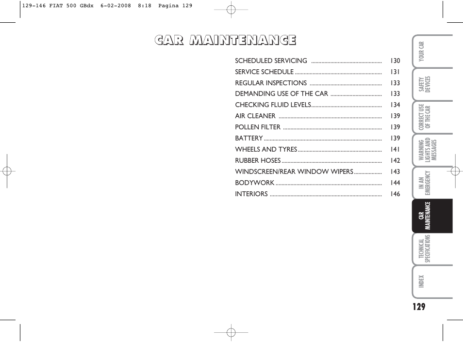FIAT 500 User Manual | Page 130 / 178
