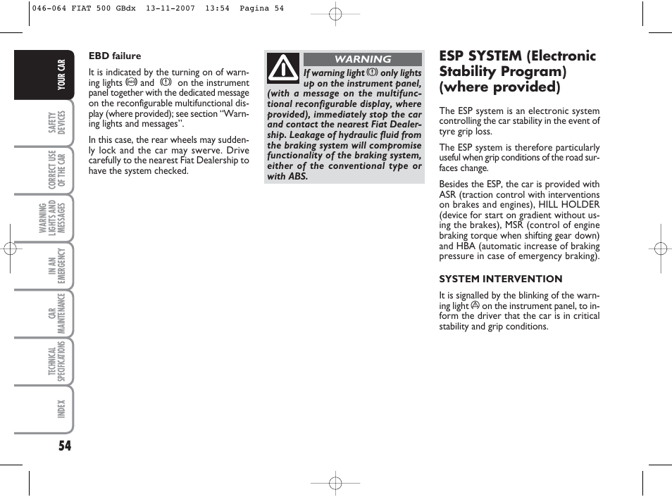 FIAT 500 User Manual | Page 55 / 178