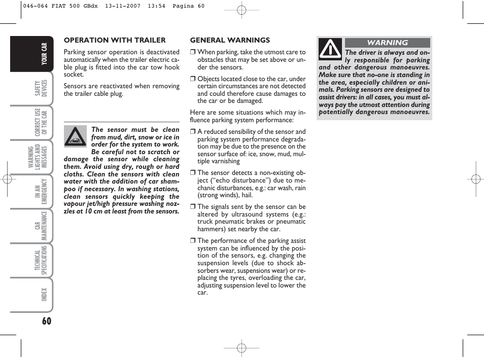 FIAT 500 User Manual | Page 61 / 178