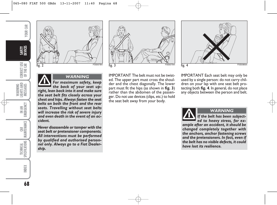 FIAT 500 User Manual | Page 69 / 178