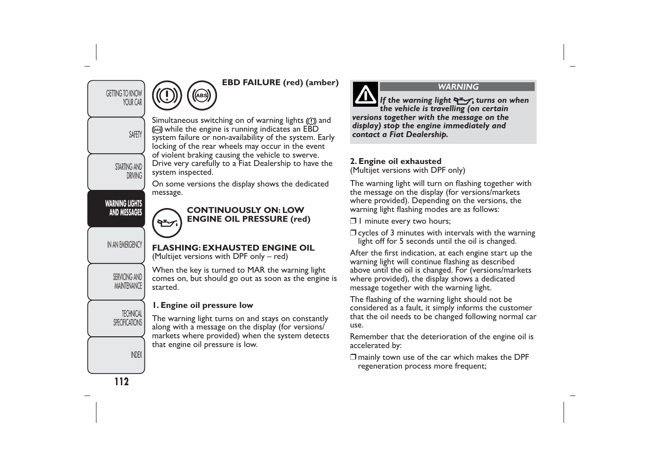 FIAT 500 User Manual | Page 113 / 218