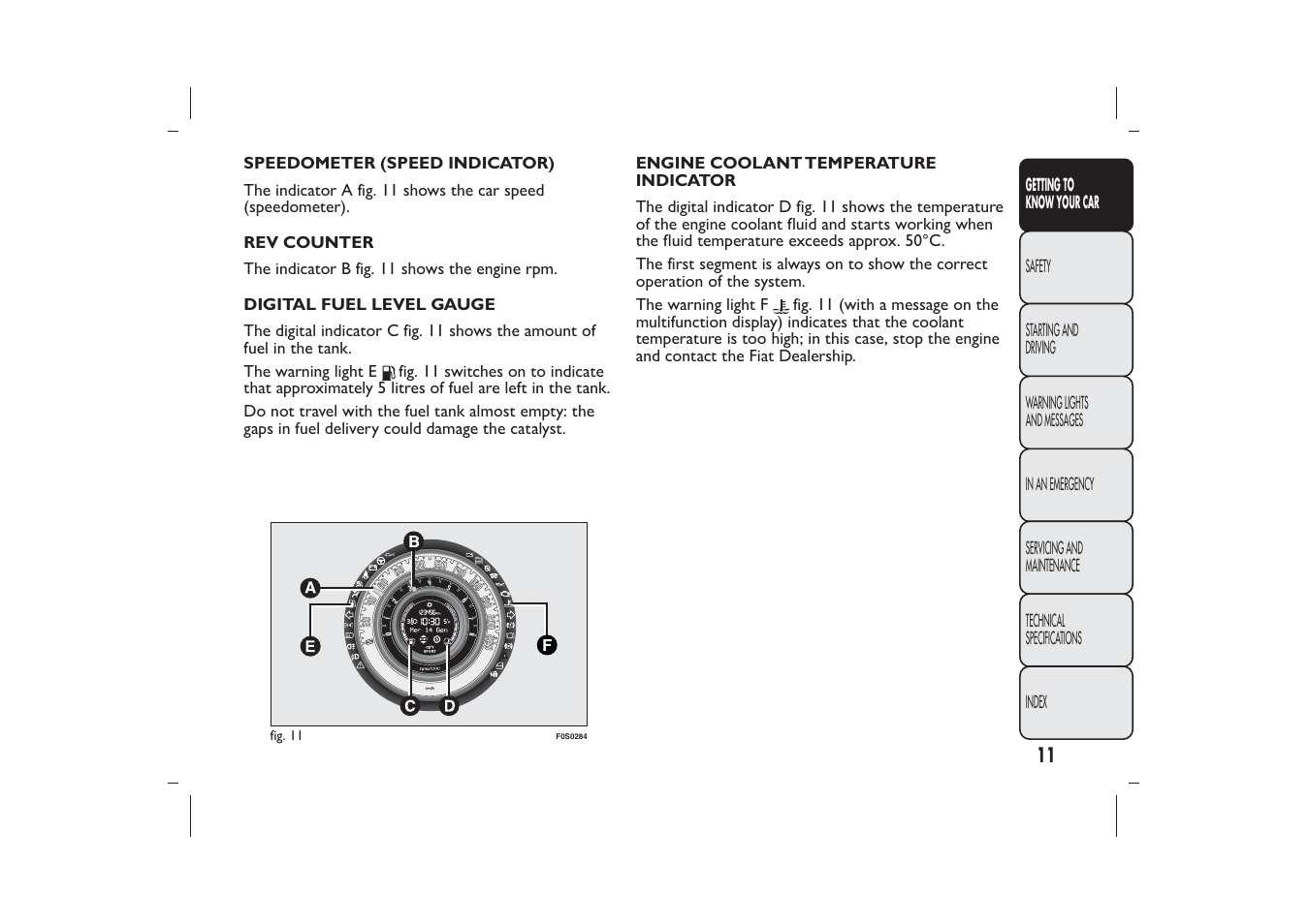 FIAT 500 User Manual | Page 12 / 218