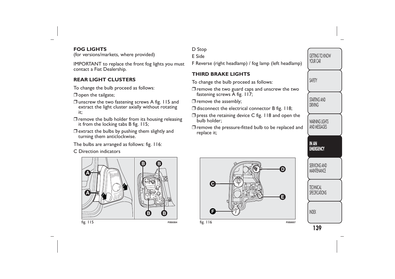 FIAT 500 User Manual | Page 140 / 218