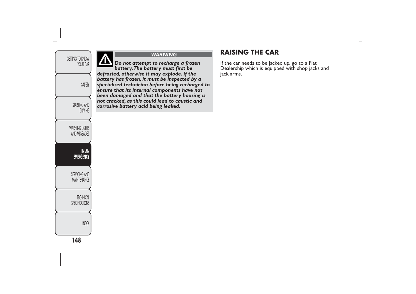 FIAT 500 User Manual | Page 149 / 218