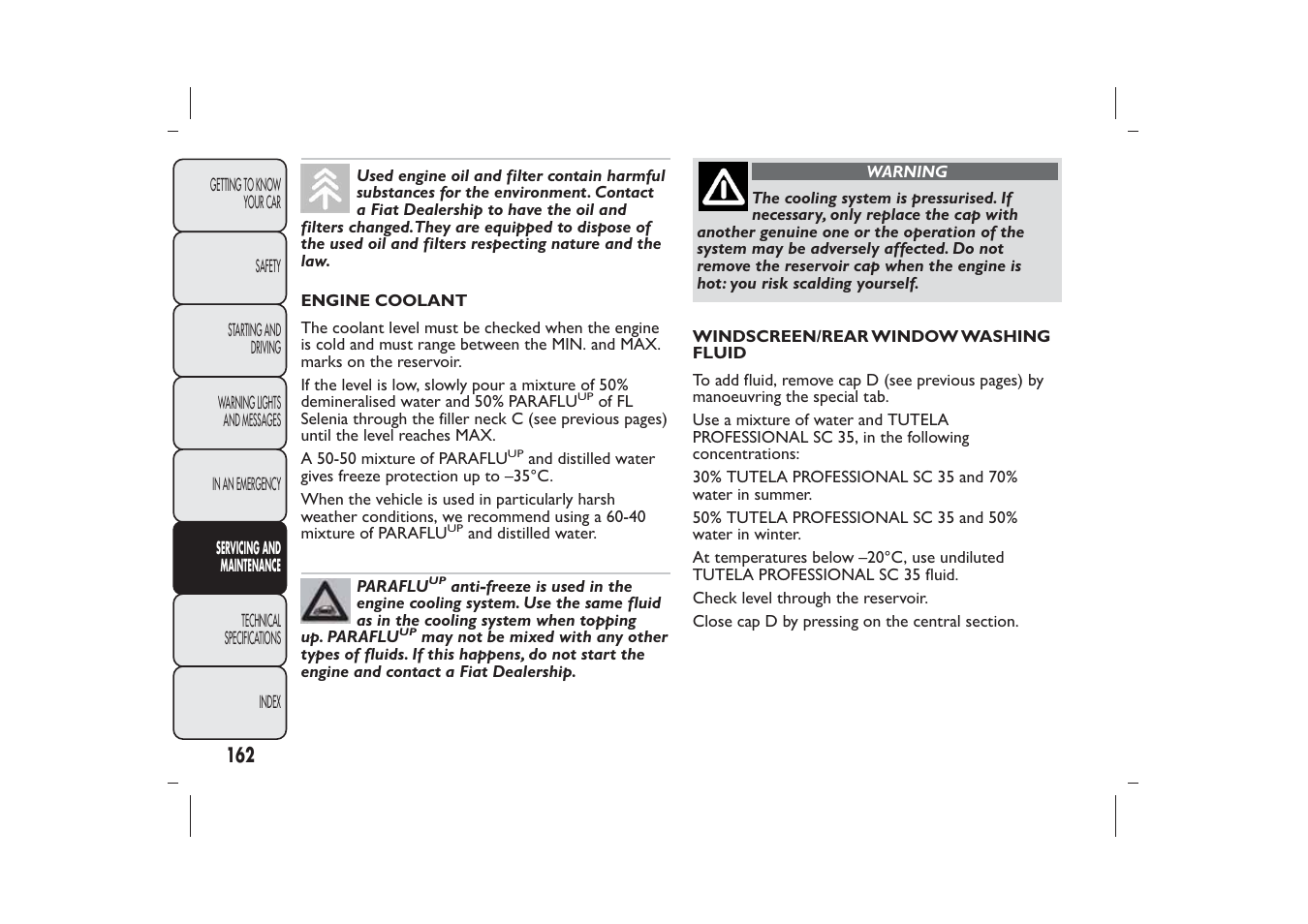 FIAT 500 User Manual | Page 163 / 218