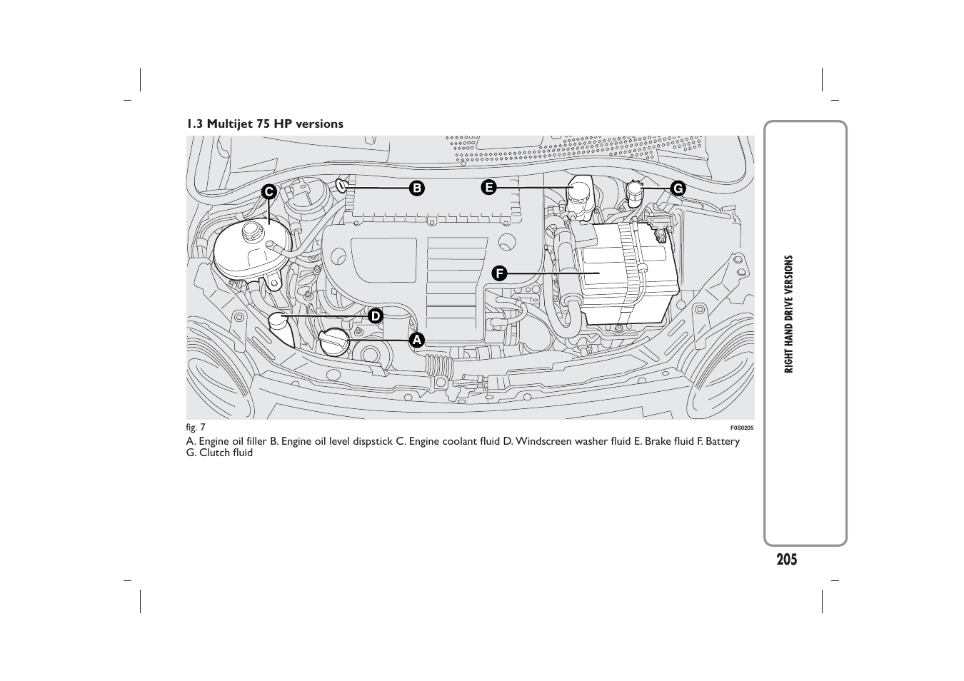 FIAT 500 User Manual | Page 206 / 218