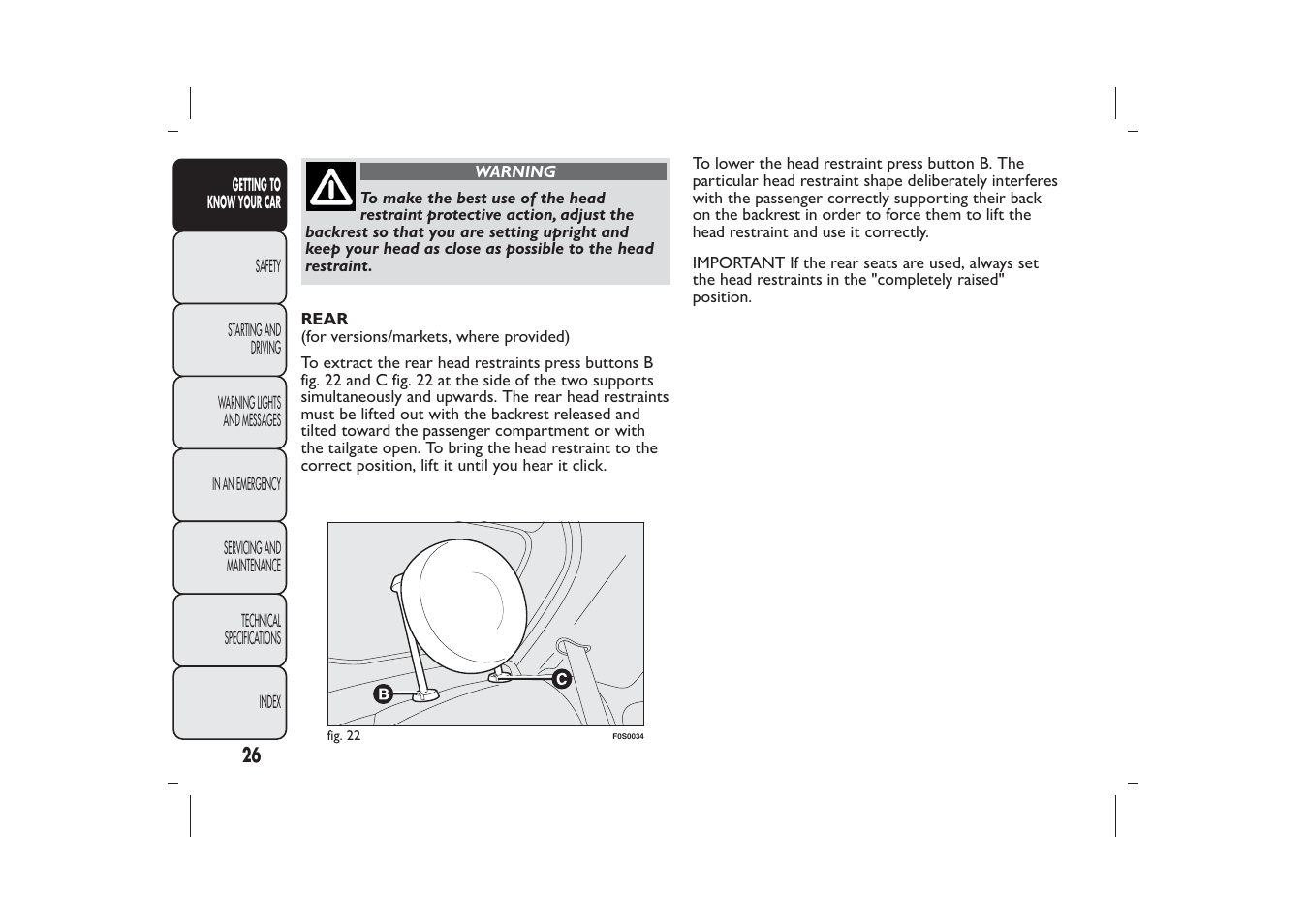 FIAT 500 User Manual | Page 27 / 218