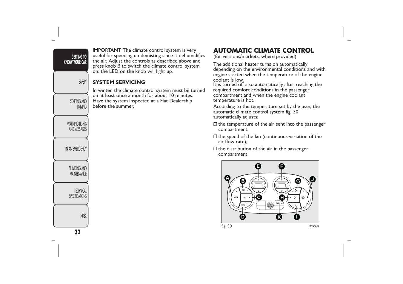 FIAT 500 User Manual | Page 33 / 218