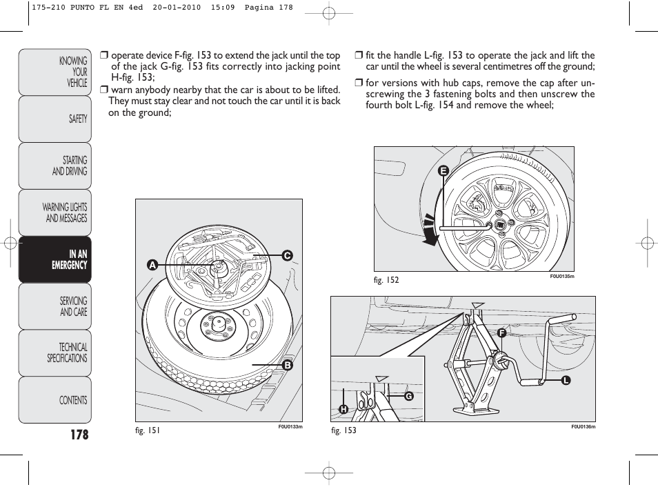 FIAT Punto Evo User Manual | Page 179 / 270