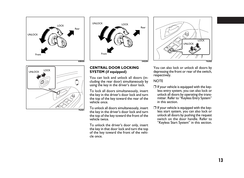 FIAT Sedici User Manual | Page 14 / 266