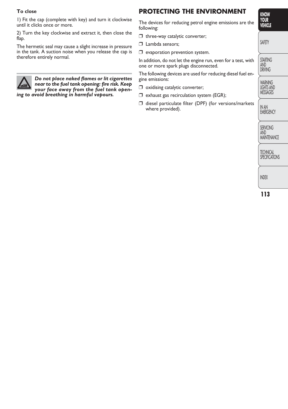 FIAT Nuovo Doblo' Panorama User Manual | Page 114 / 274