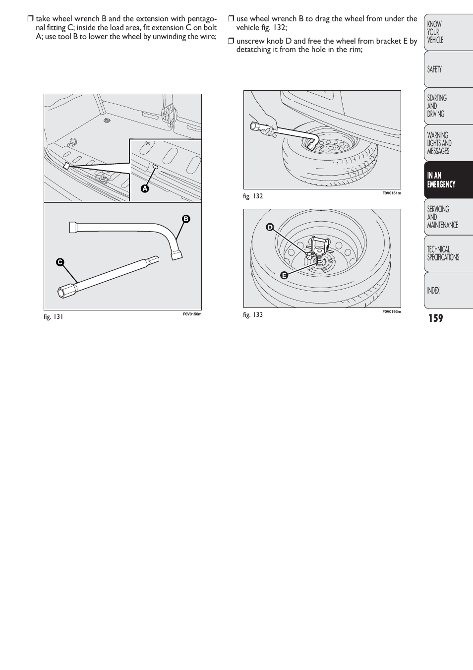 FIAT Nuovo Doblo' Panorama User Manual | Page 160 / 274