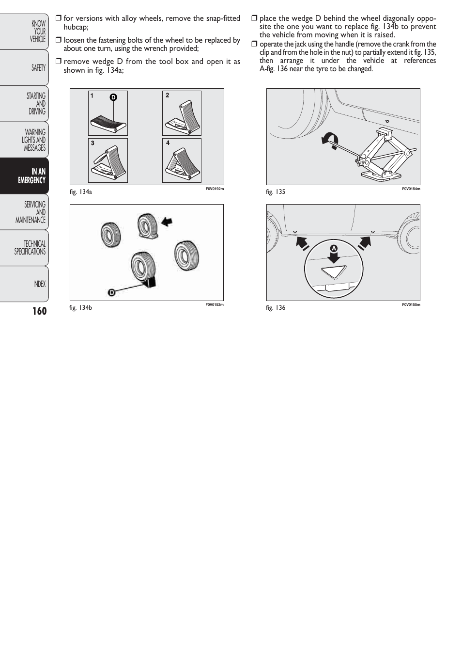 FIAT Nuovo Doblo' Panorama User Manual | Page 161 / 274