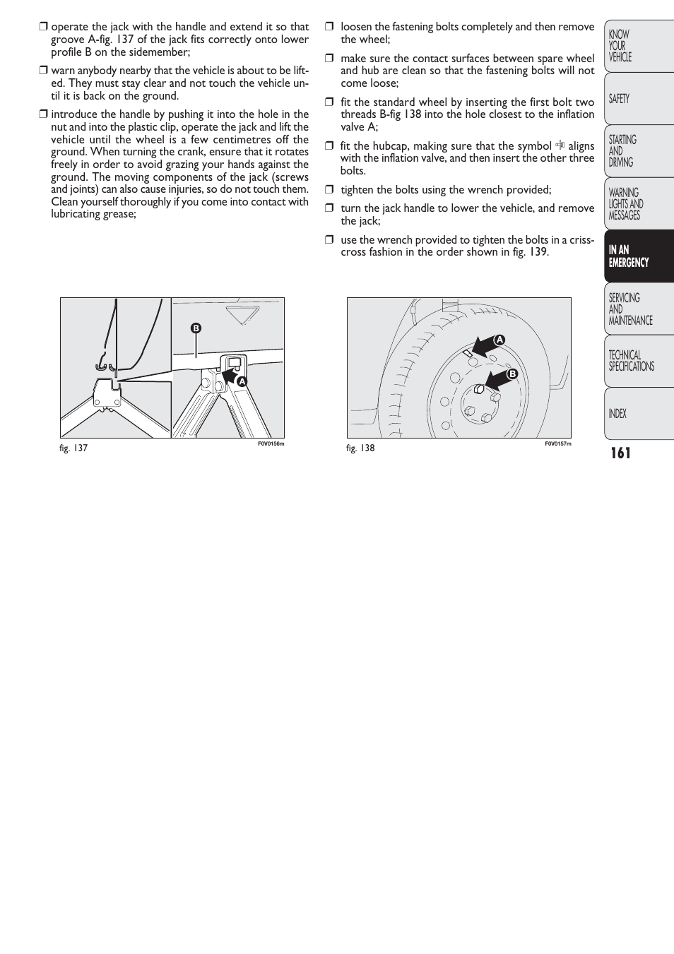 FIAT Nuovo Doblo' Panorama User Manual | Page 162 / 274