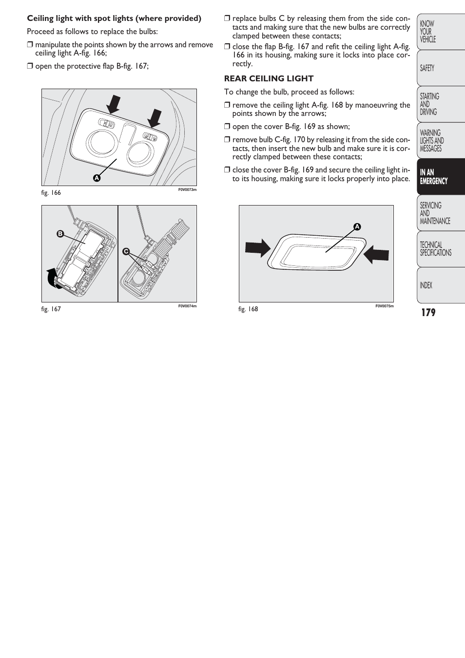 FIAT Nuovo Doblo' Panorama User Manual | Page 180 / 274