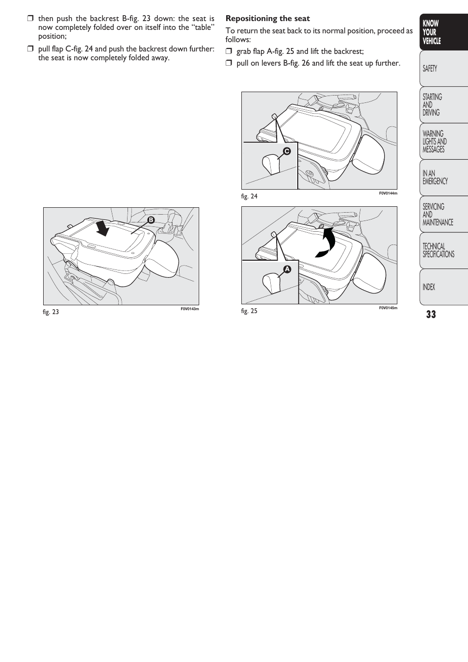 FIAT Nuovo Doblo' Panorama User Manual | Page 34 / 274