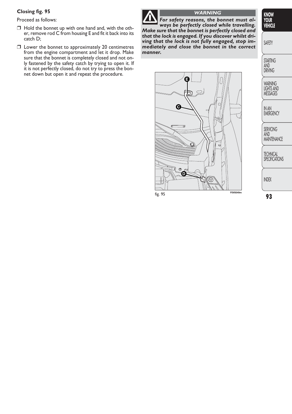 FIAT Nuovo Doblo' Panorama User Manual | Page 94 / 274