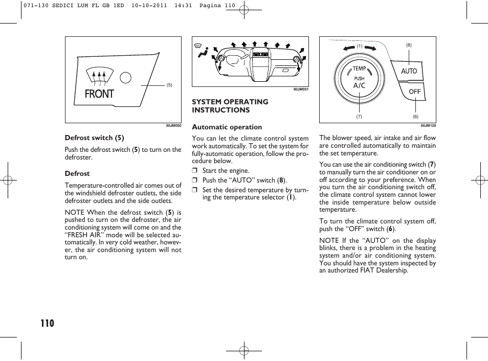 FIAT Sedici User Manual | Page 114 / 279