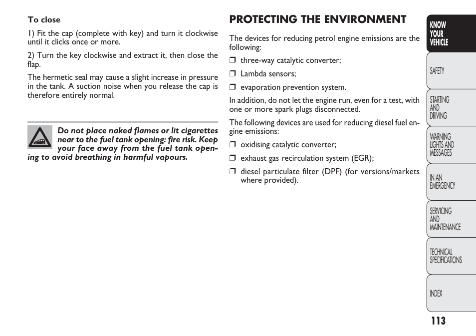 FIAT Nuovo Doblo' Panorama User Manual | Page 117 / 283