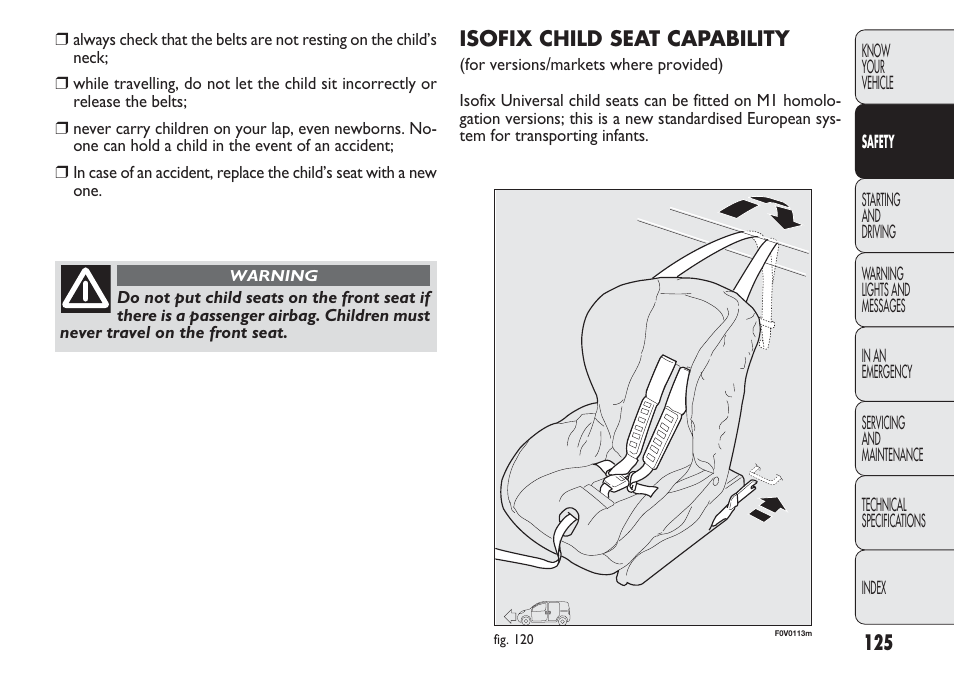 FIAT Nuovo Doblo' Panorama User Manual | Page 129 / 283