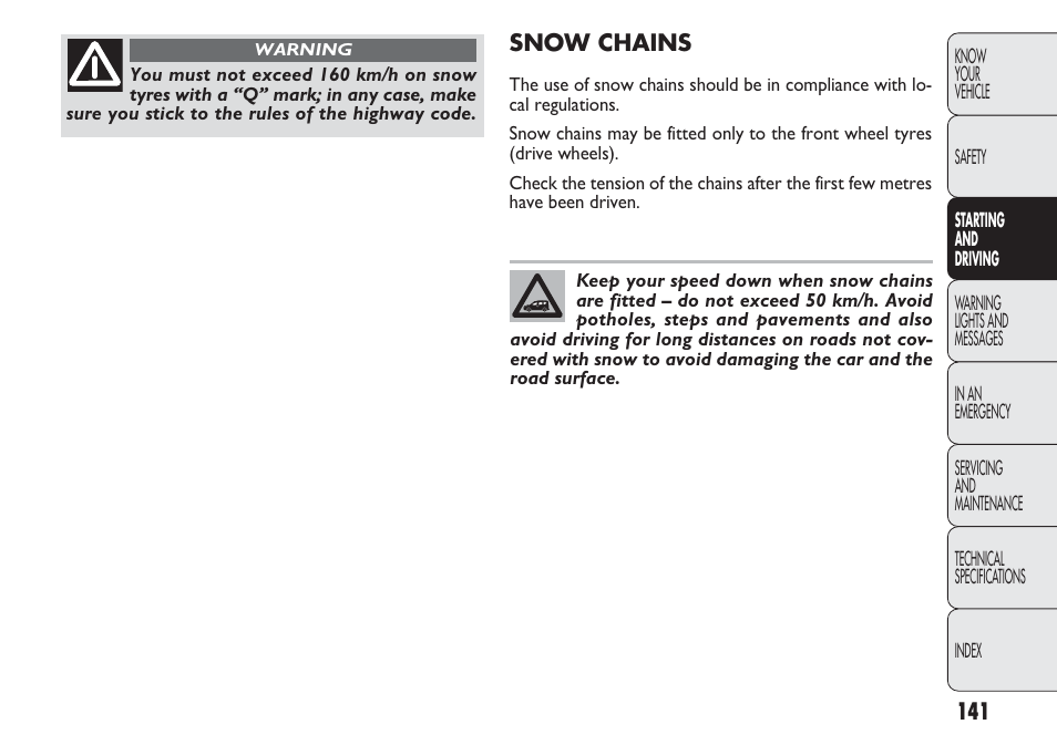 FIAT Nuovo Doblo' Panorama User Manual | Page 145 / 283