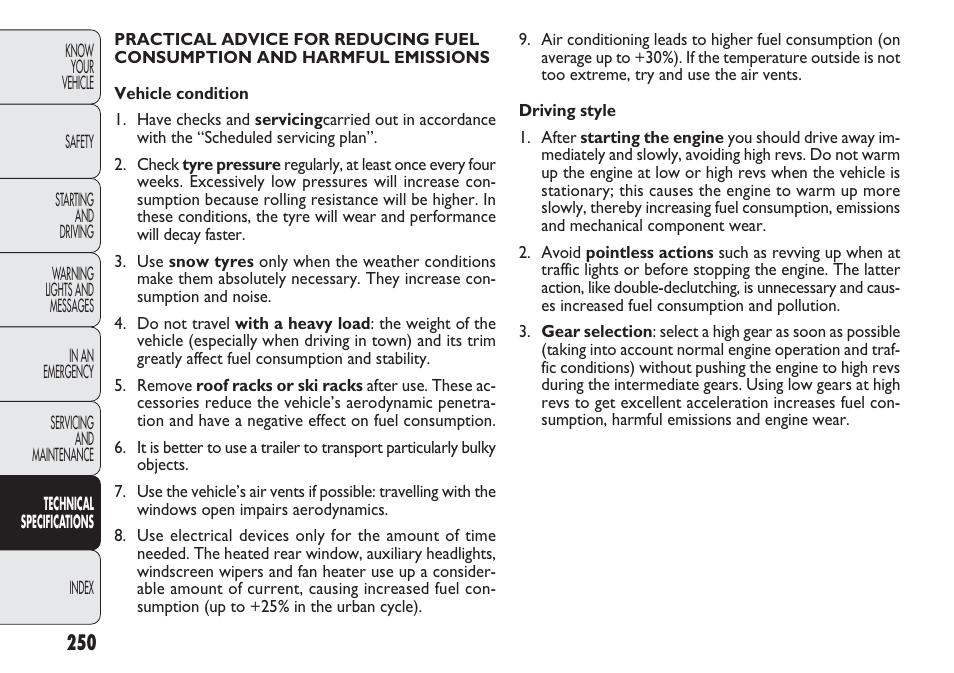 FIAT Nuovo Doblo' Panorama User Manual | Page 254 / 283