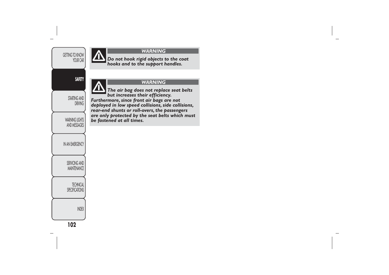 FIAT 500 User Manual | Page 105 / 230