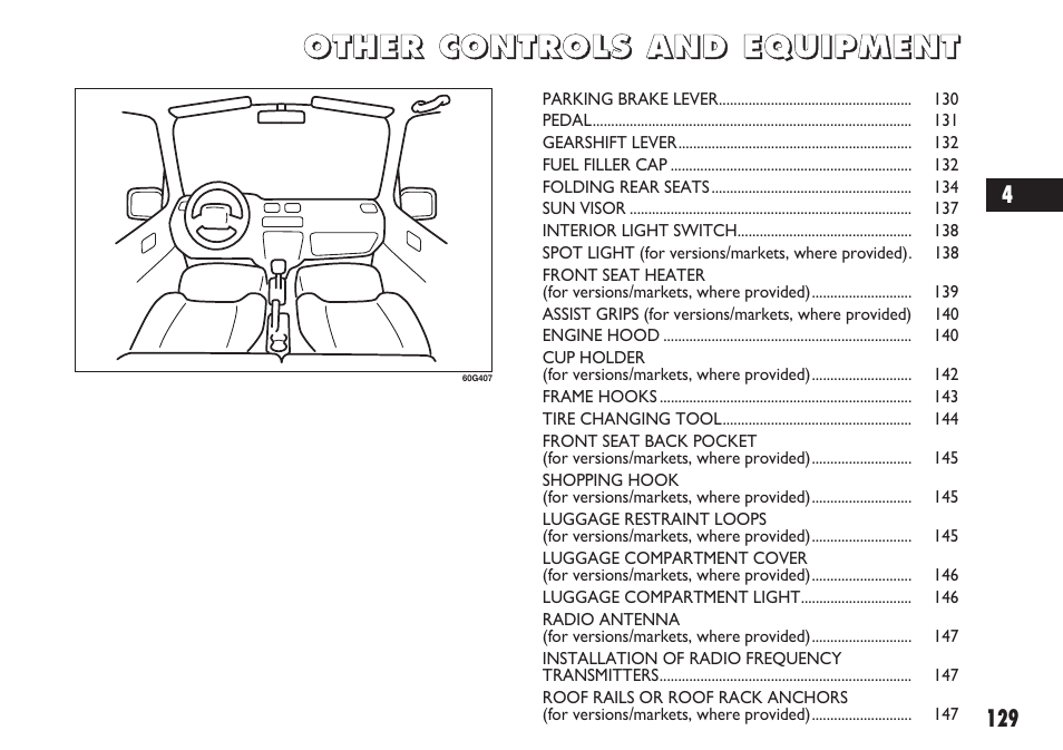 FIAT Sedici User Manual | Page 130 / 270