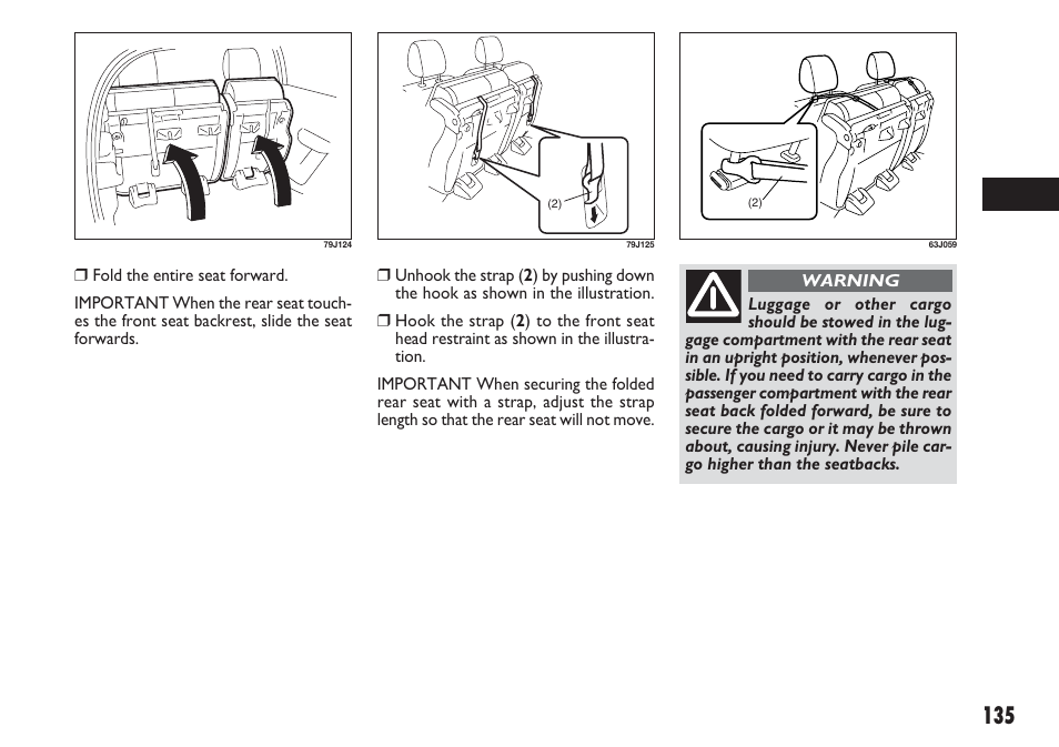 FIAT Sedici User Manual | Page 136 / 270