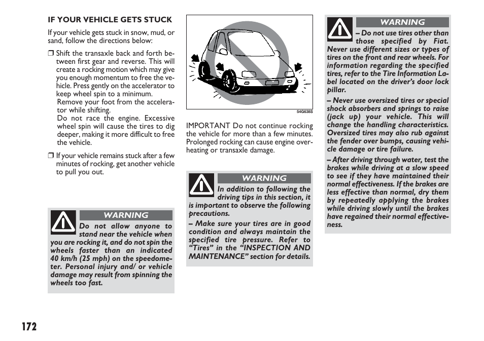 FIAT Sedici User Manual | Page 173 / 270