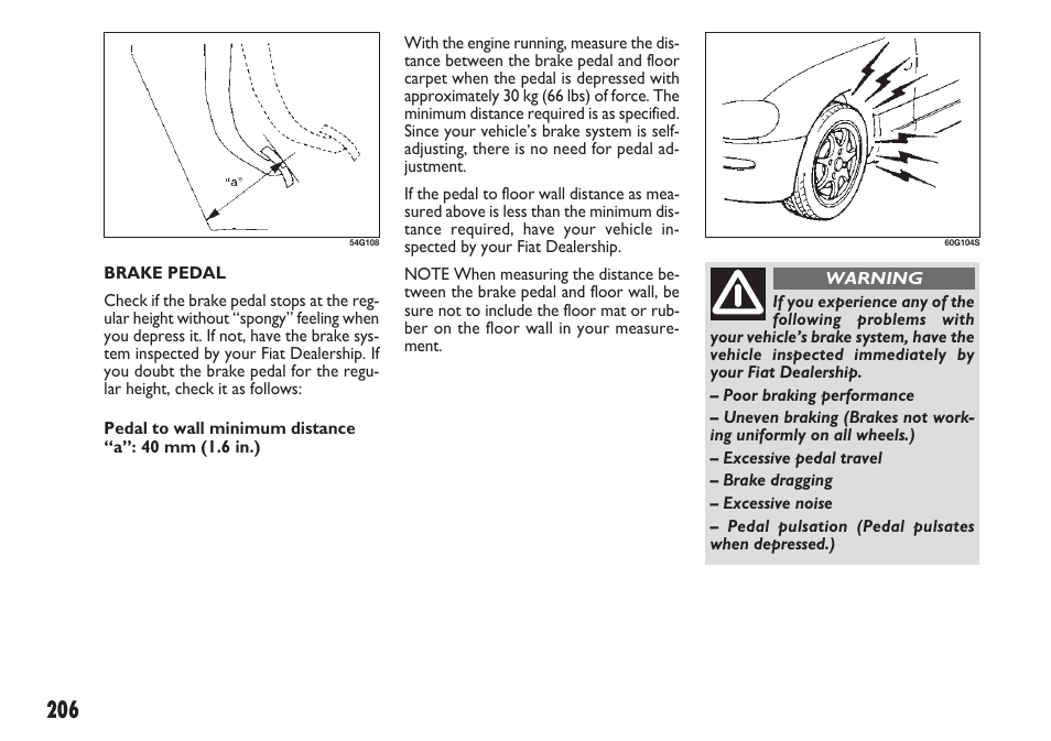 FIAT Sedici User Manual | Page 207 / 270