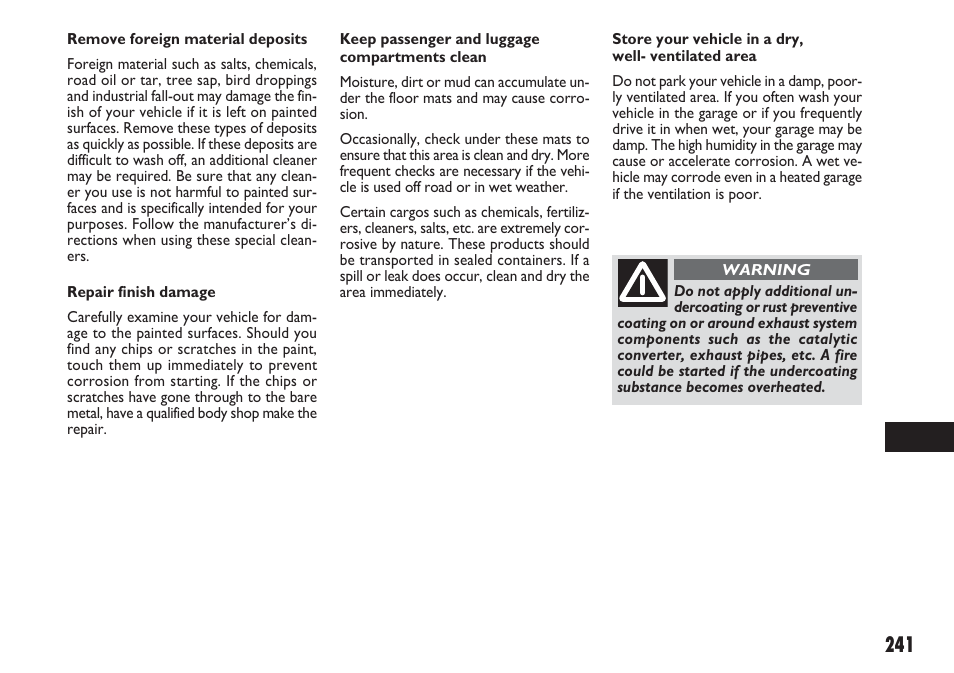 FIAT Sedici User Manual | Page 242 / 270