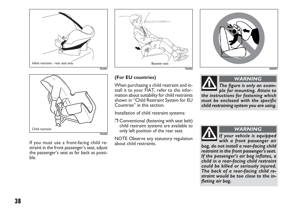 FIAT Sedici User Manual | Page 39 / 270