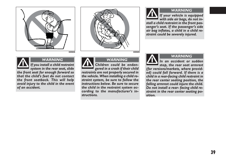 FIAT Sedici User Manual | Page 40 / 270