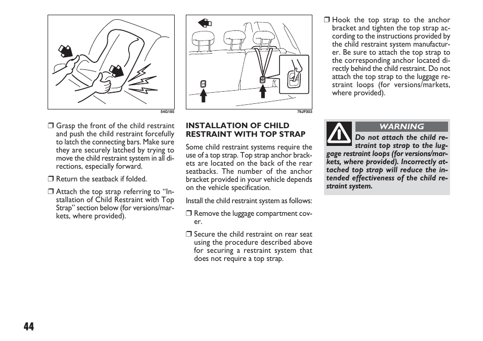FIAT Sedici User Manual | Page 45 / 270