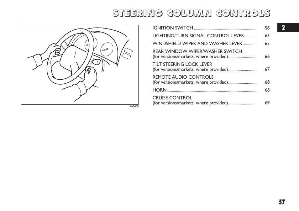 FIAT Sedici User Manual | Page 58 / 270
